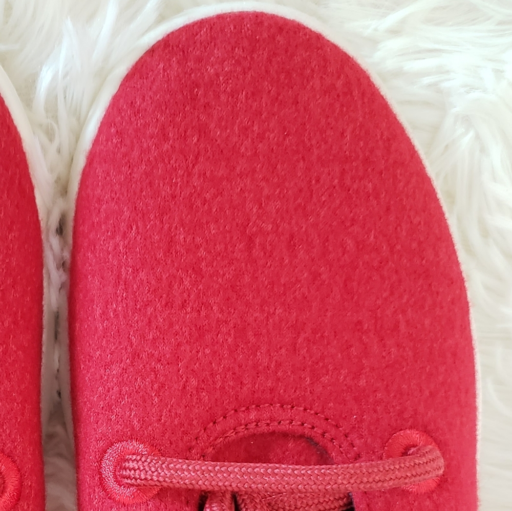 ALLBIRDS Red Merino Wool Lace Up Walking Sneakers--NEW--5 - Picture 6 of 12